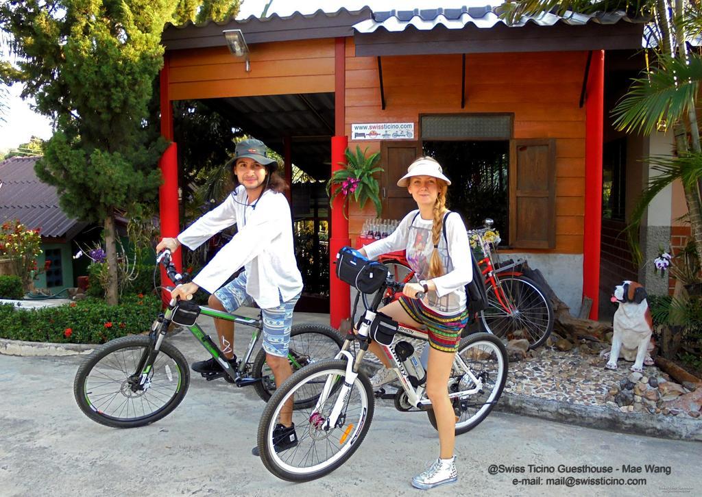 Swiss Ticino Guesthouse & Restaurant แม่วาง ภายนอก รูปภาพ